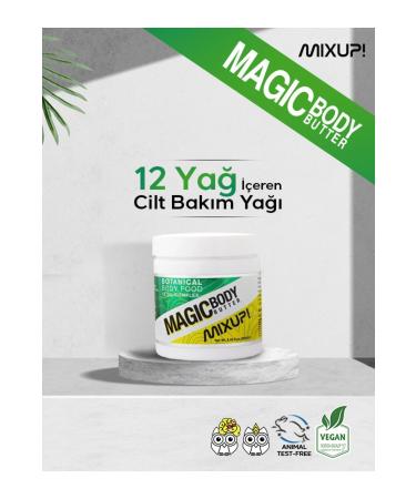 Mixup Magic Body Butter Skin Care Oil Containing 12 Oils 250 Ml