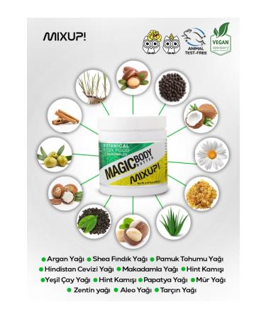 Mixup Magic Body Butter Skin Care Oil Containing 12 Oils 250 Ml - Buy Online on GoSupps.com