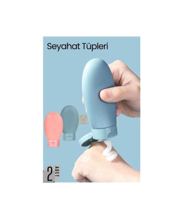 ModaCar Refillable Cream Shampoo Tube 2 PCS