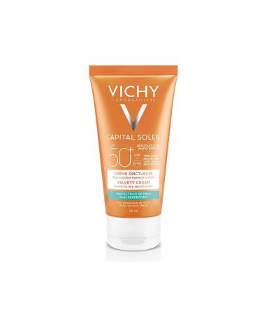 Vichy Capital Soleil Spf50+ Velvety - Dark Spots & Wrinkle Reducing Face Sunscreen 50 Ml