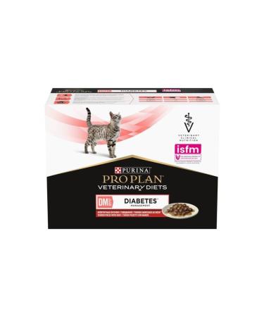 Pro Plan Veterinary Diets DM Diabetes Management Cat Canned Food 85 gr x 10 PIECES