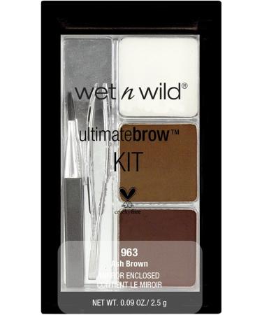 WET N W LD Ultimate Brow Kit Eyebrow Eyeshadow Kit - Ash Brown