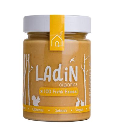 Ladin Organics 0 Peanut Butter (310 GR)/No Sugar Added-No Additives