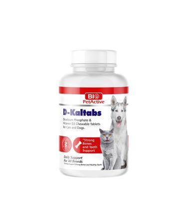 Bio PetActive D-kaltabs D3 Vitamin and Calcium Dog Vitamin 84 Tablets 126gr