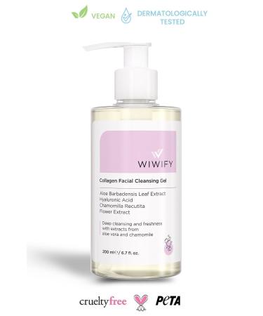 WIWIFY Purifying Refreshing Facial Cleansing Gel (aloe Vera and Chamomile Extract) 200 Ml - Buy Online on GoSupps.com