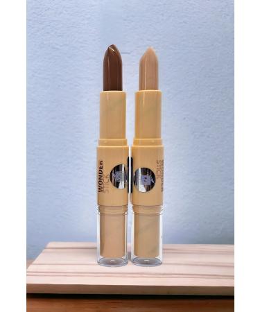 wonderway Intensive Concealer Porcelain Foundation & Contour Set - Light Blonde Skin - Buy Online on GoSupps.com