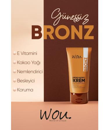 WOU World of Unique Sunless Bronzing and Moisturizing Cream 50ml-Self Tanning - Buy Online on GoSupps.com
