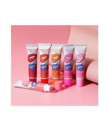 WOW Peel Off Lipstick Set of 6 24 Hours 6 Different Colors Perfect Set