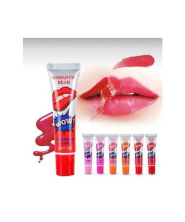 WOW Peel Off Lipstick Set of 6 24 Hours 6 Different Colors Perfect Set - Buy Online on GoSupps.com