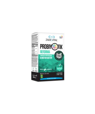 Zade Vital PROBIOTIC REFORM 10 BILLION BACTERIA - Buy Online on GoSupps.com