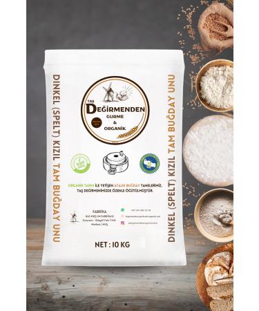 Organic Heirloom Dinkel Spelt Red Whole Wheat Flour from the Mill - 10 Kilos