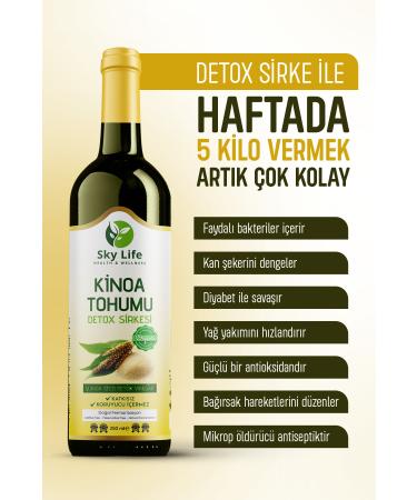 Sky Life Health Wellness Keeping Full Detox Slimming Form Vinegar Quinoa Seed -slimming.weight Loss Helper Appetite Suppressant