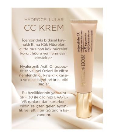 Yellow Rose Hydrocellular Complete Correction CC Cream - Light 30 Ml - Buy Online on GoSupps.com