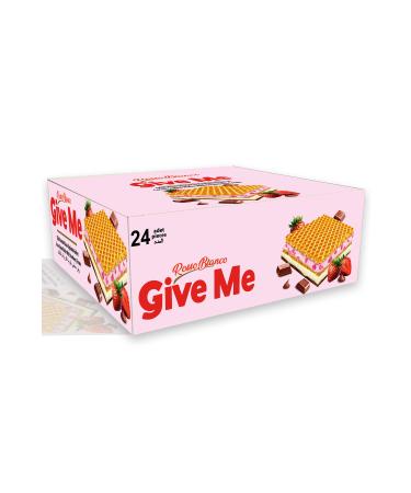ROSSO BIANCO Give Me Strawberry Cream Square Wafer 30GR.*24 Pieces - Buy Online on GoSupps.com