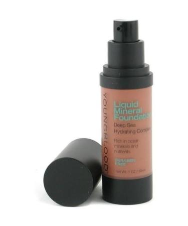 Youngblood Liquid Foundation for Very Dark Bronze Skin - Caribbean Liquid Foundation 30 ml 696137030081