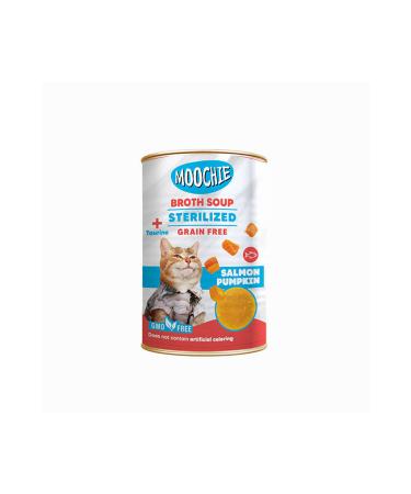 MOOCHIE Broth C.Salmon Pumpkin Stir.Cat 135ML 492113