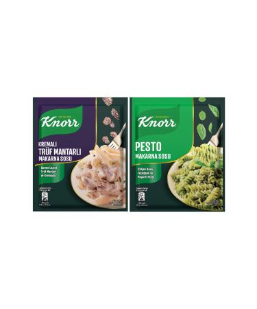 Knorr Truffle Pasta Sauce 52g x3 + Pesto Pasta Sauce 50g x3 - Buy Online on GoSupps.com