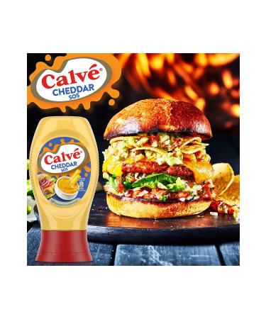 Calve BBQ Sauce 290g + Cheddar Sauce 240g + Burger Sauce 245g - Buy Online on GoSupps.com