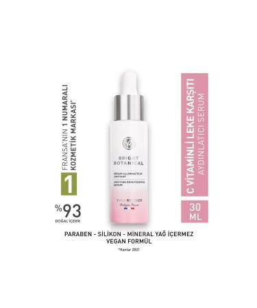 Yves Rocher Bright Botanical Anti-Blemish and Wrinkle Brightening and Tone-Equalizing Day/Night Cream 50 ml