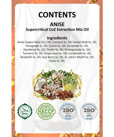 Gokcek Healing Anise Supercritical Mix Oil 100 ml (ANISE SUPERCRITICAL MIX OIL) - Buy Online on GoSupps.com
