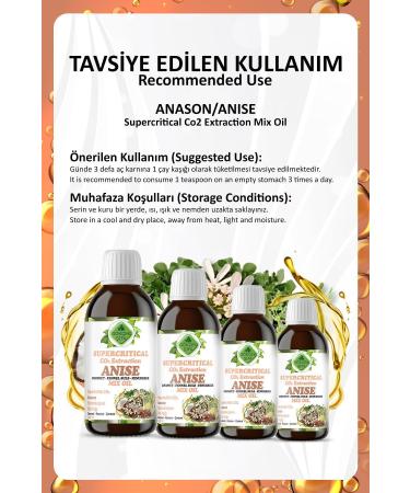 Gokcek Healing Anise Supercritical Mix Oil 100 ml (ANISE SUPERCRITICAL MIX OIL) - Buy Online on GoSupps.com