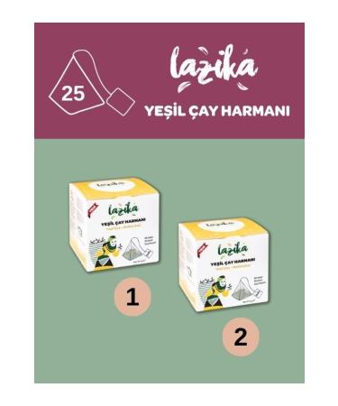 LAZIKA (SET OF 2) Green Blend - Green Tea - Melissa