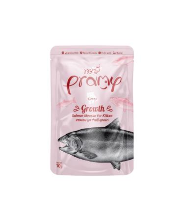 pramy Salmon Paste Wet Cat Food for Kittens 70gr - 6 Pieces