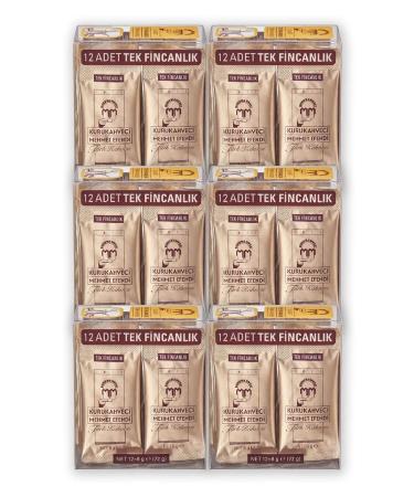 Mehmet Efendi Single Serving Turkish Coffee 12x6gr - 5 Pieces