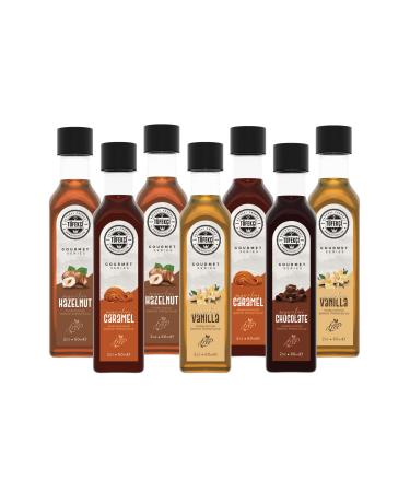 By T fek i 7-Lite Sugar-Free (SUGAR FREE) Syrup New High Flavored Calorie-Free Formula (7X60ML)
