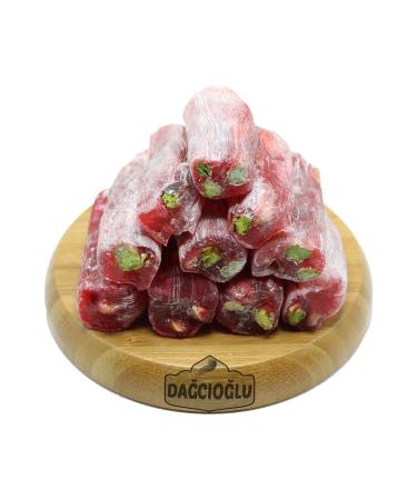 Da c o lu Pistachio Pomegranate Flavored Wick Turkish Delight 2 Kg