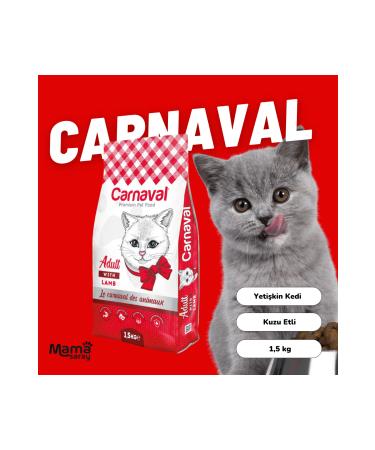 Carnaval Lamb Adult Cat Food 4.5kg (3X1.5KG) - Buy Online on GoSupps.com