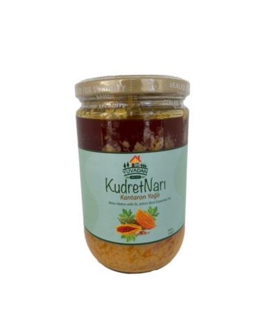 YUVADAN Honeyed Pomegranate Paste 435 gr - Handmade Natural 370cc Pomegranate and Honey Mixture