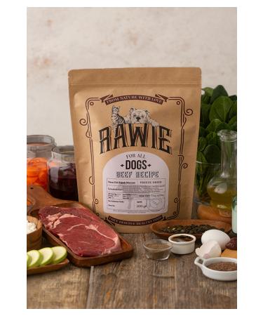 Rawie Dana Menu Dog Food Freeze Dry 0 Natural Additive-Free Suitable for All Age Groups 300gr