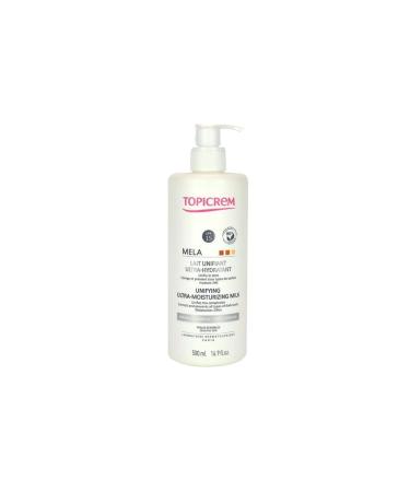 Topicrem Mela Unifying Ultra Moisturizing Milk Spf15 Sun Protection Brightening Body Milk 500ml