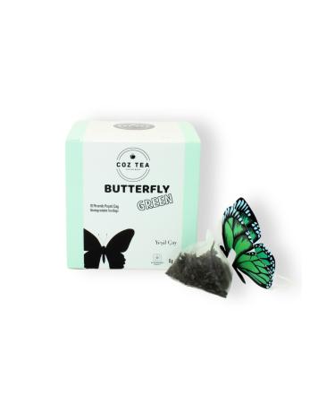 COZ TEA Butterfly Green Pyramid Bag Green Tea