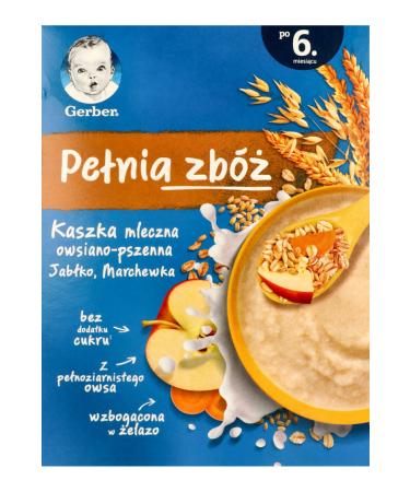 Gerber Apple Carrot Oat and Wheat Spoon Food - 6 months - 200 gr