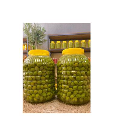 Pearl of the Mediterranean 5 Kg Green Cracked Olives 100 Natural Hand Made - Buy Online on GoSupps.com