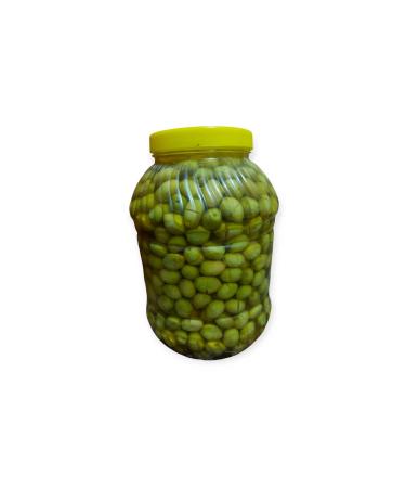 HAS ORGANIC New Crop Large Green Cracked Olives (5 Cans)