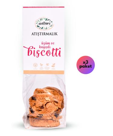 Nature by me Raisin Apricot Biscotti 50g x3