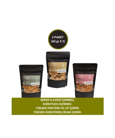 nutaso nutrition taste solutions Pecan Salty Berry Granola (320 gx 3)