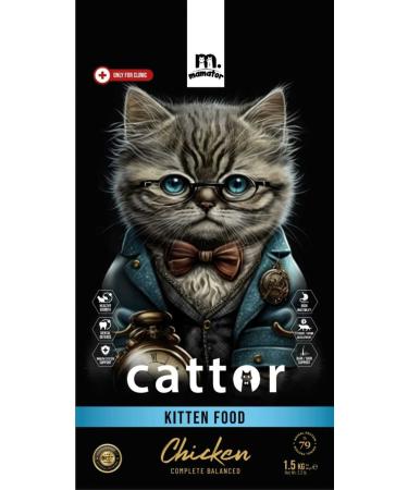 cattor Kitten Cat Food Hypoallergenic 1.5 Kg Hypoallergenic Kitten