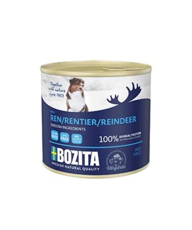 Bozita Reindeer Grain-Free Adult Dog Canned Food 625 gr