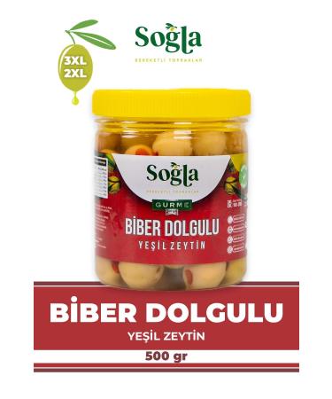 SO LA ZEYT NC L K Pepper Stuffed Olives 500gr