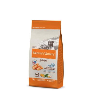 NATURES VARIETY Nv Dog No Selected M n Adult Norw. Salmon 7 kg