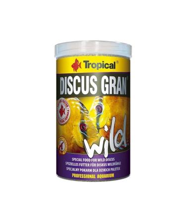 Tropical Discus Gran Wild Granule Fish Food for Wild Discus 1000 ml 440 gr