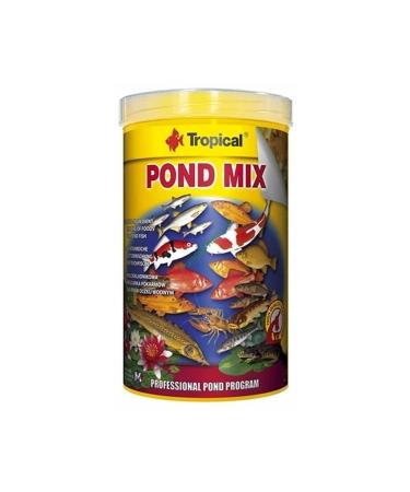 Tropical Pond Mix Food Mixture for Fish Living in Garden Ponds 1000 ml 160 gr