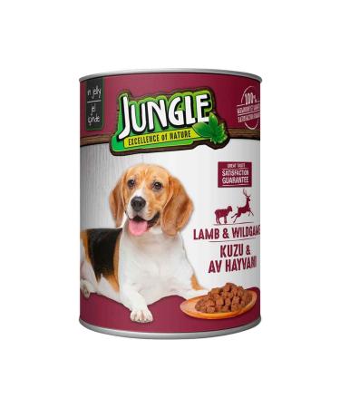 Jungle Canned Dog Food with Lamb and Game 415 gr