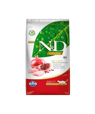 N & D Nd Grain-Free Sterilized Cat Food Chicken and Pomegranate 5 Kg