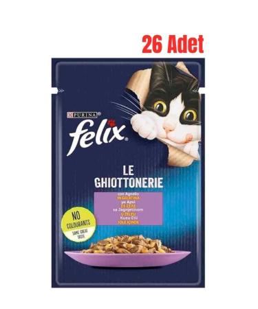 FEL X Felix Lamb Pouch Cat Canned 85 Gr x 26