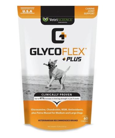 Vetri-Science Vetriscience Glycoflex Plus Dog Joint Support 60 Tablets (SKT:05.2024)